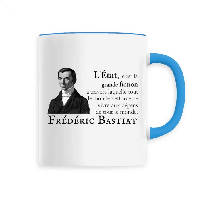 Mug - Bastiat - L`Etat c`est la grande fiction