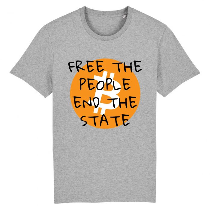 T-shirt - Bitcoin Free the People End the State