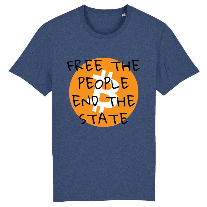 T-shirt - Bitcoin Free the People End the State