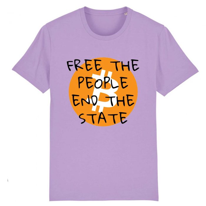 T-shirt - Bitcoin Free the People End the State