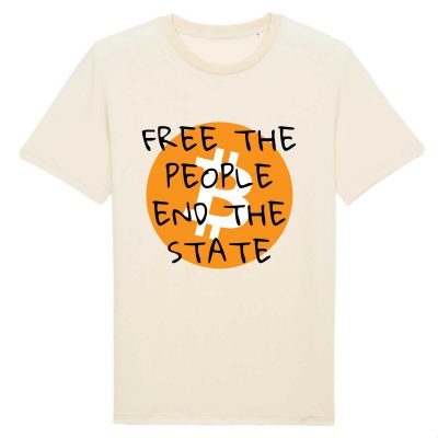 T-shirt - Bitcoin Free the People End the State