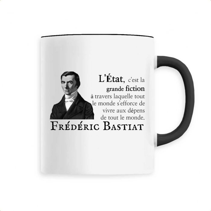 Mug - Bastiat - L`Etat c`est la grande fiction