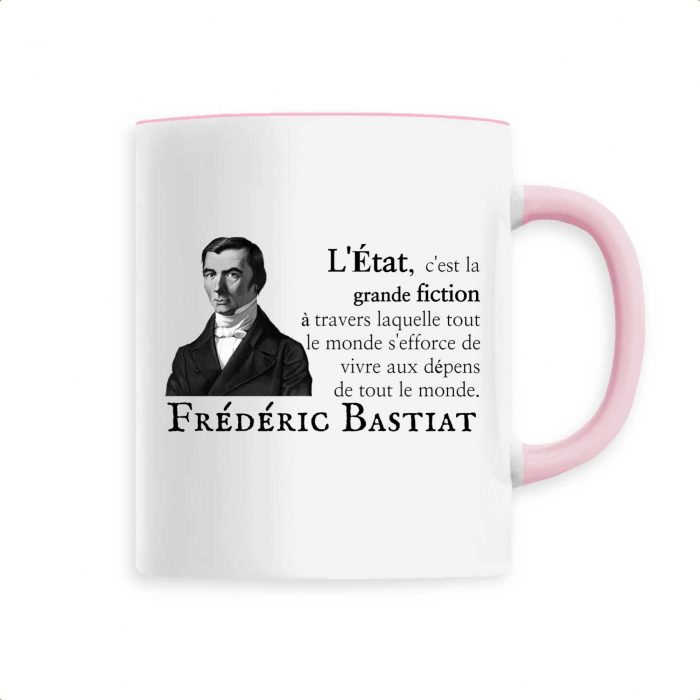 Mug - Bastiat - L`Etat c`est la grande fiction