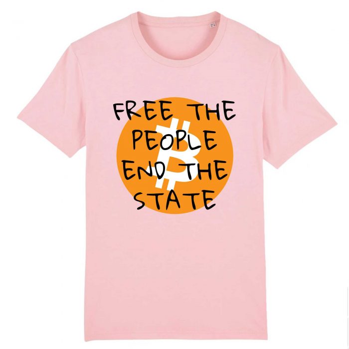 T-shirt - Bitcoin Free the People End the State