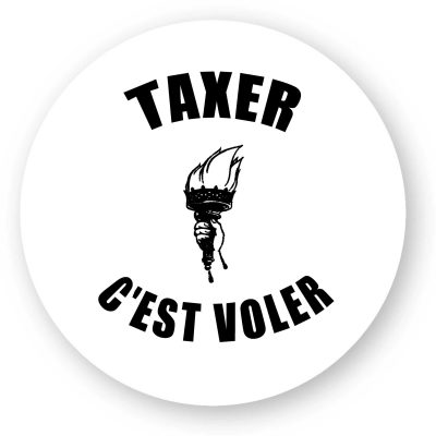 Sticker (par 20) - Taxer c`est voler