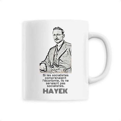 Mug - Hayek "Si les socialistes..."