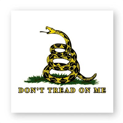 Sticker (par 100) - Gadsden Flag - Classic