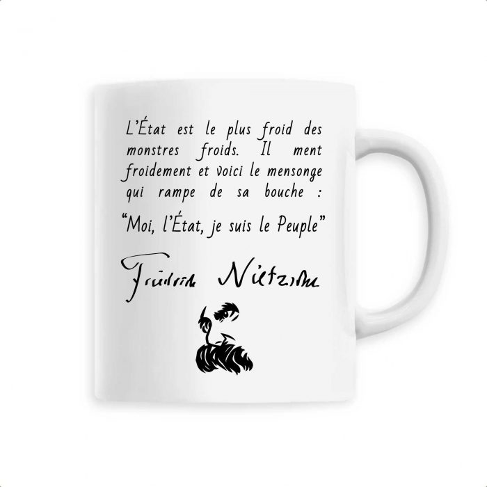 Mug - Nietzsche - L`Etat est le plus froid des monstres froids