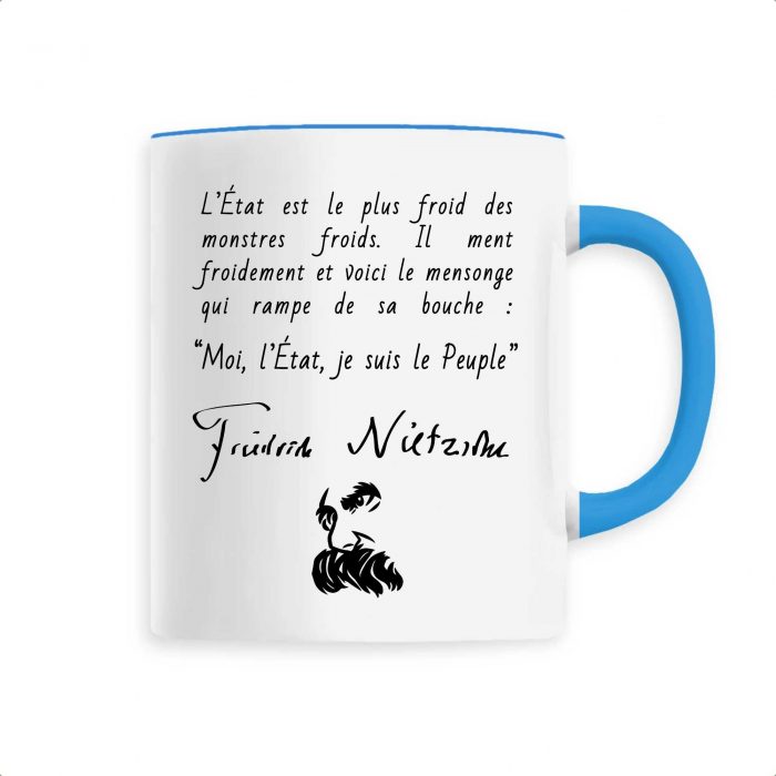 Mug - Nietzsche - L`Etat est le plus froid des monstres froids