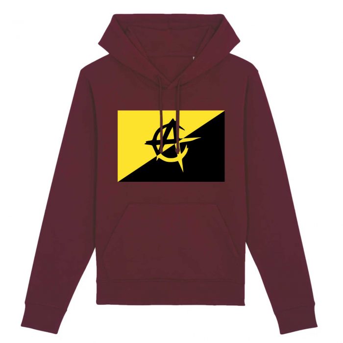 Sweat à capuche - Ancap Flag