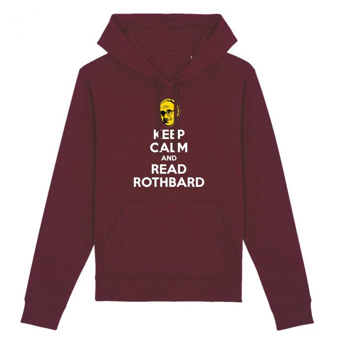 Sweat à capuche - Keep Calm and Read Rothbard