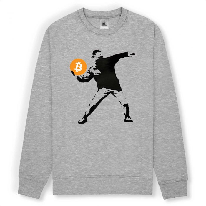 Pull - Bitcoin Thrower - Banksy