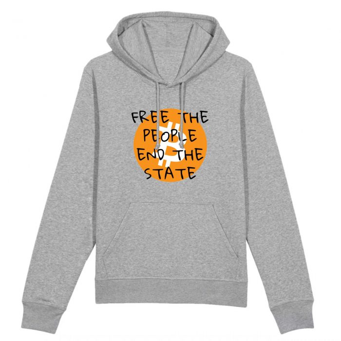 Sweat à capuche - Bitcoin Free The People End The State