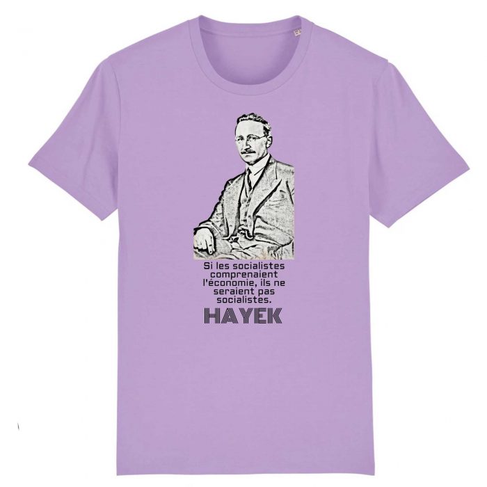 T-shirt - Hayek "Si les socialistes..."