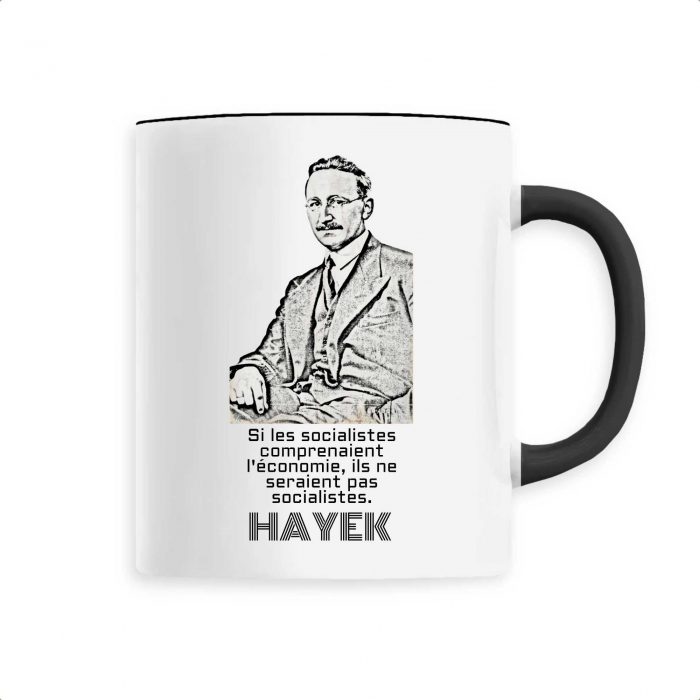 Mug - Hayek "Si les socialistes..."