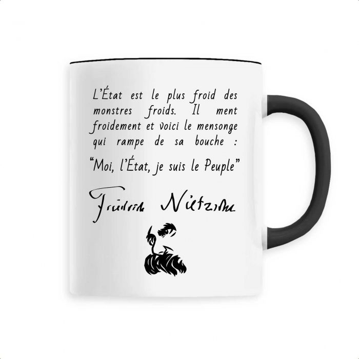 Mug - Nietzsche - L`Etat est le plus froid des monstres froids