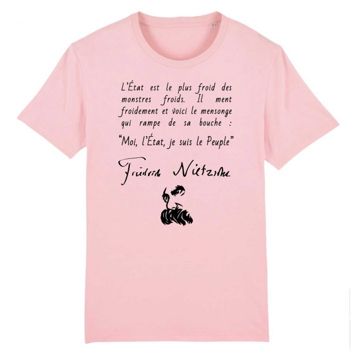 T-shirt - Nietzsche - L`Etat est le plus froid des monstres froids