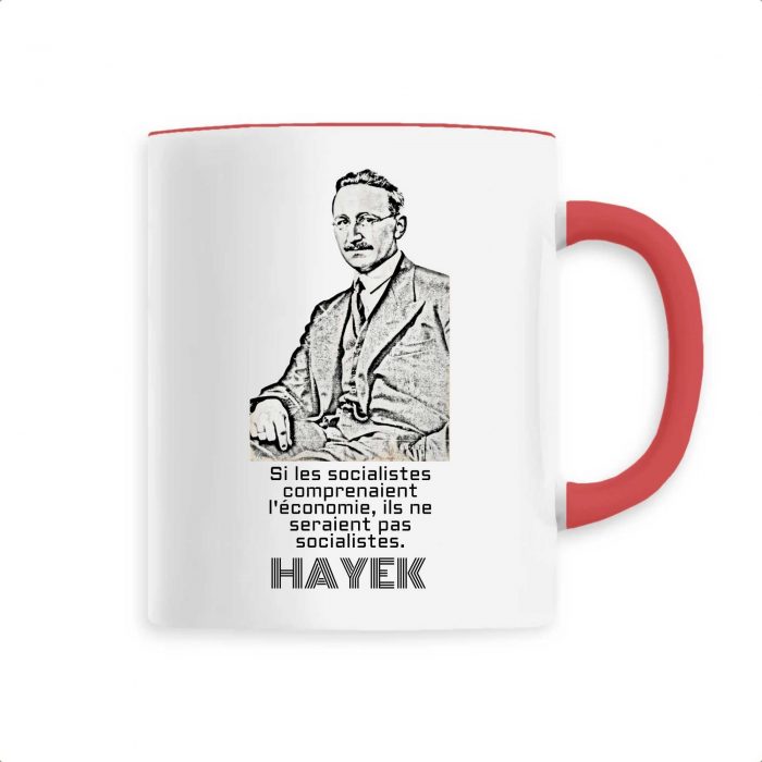 Mug - Hayek "Si les socialistes..."