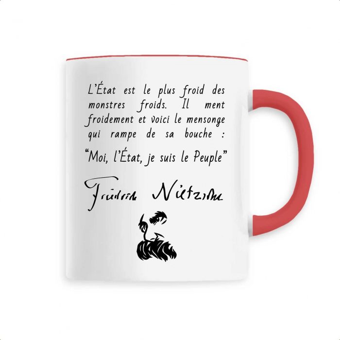 Mug - Nietzsche - L`Etat est le plus froid des monstres froids