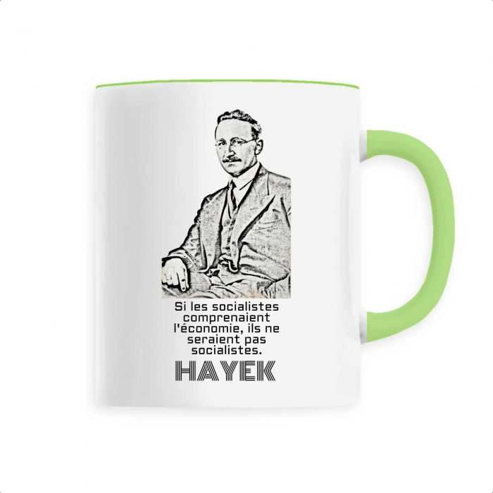 Mug - Hayek "Si les socialistes..."