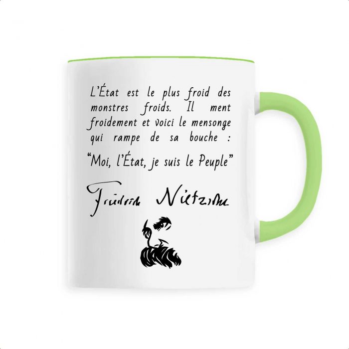 Mug - Nietzsche - L`Etat est le plus froid des monstres froids